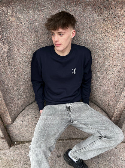 Sweatshirt Crewneck 280 - Navy blue
